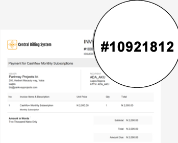 invoice sample image